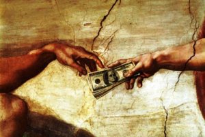 God giving money 1