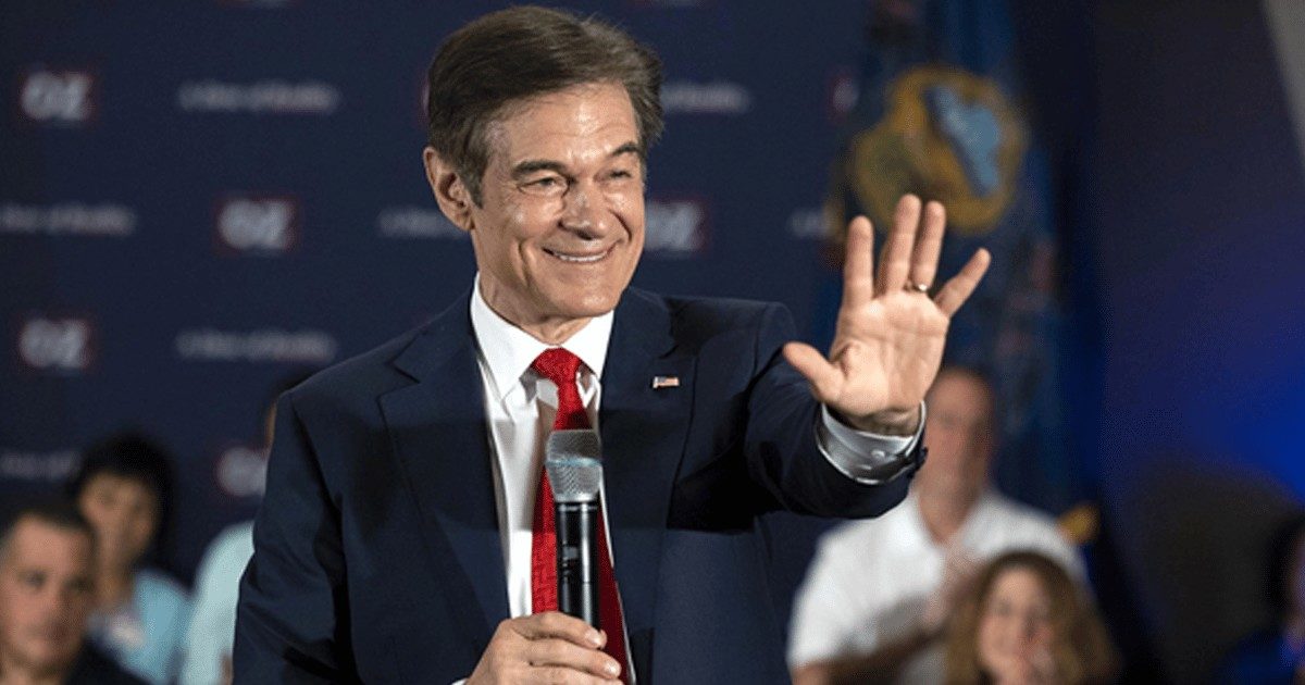 Dr. Oz Puts Spotlight on PA Senate Race with Anti-Cannabis Comments