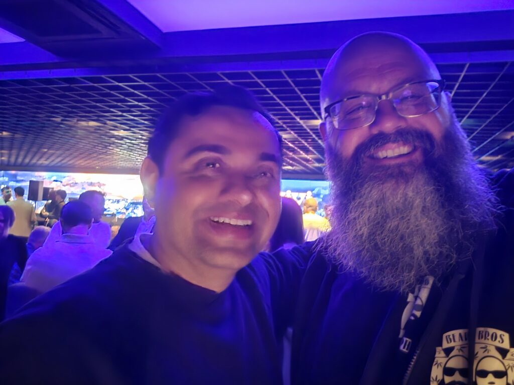 Bill Levers and Deepak Anand at Tribe Lounge in Berlin Germany