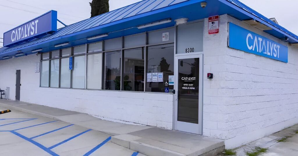 outside view of Catalyst Normandie cannabis dispensary